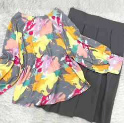 کیمونو طرح ابر و بادی