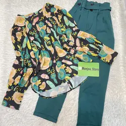 شومیز آستین سه دکمه طرح فندق مشکی