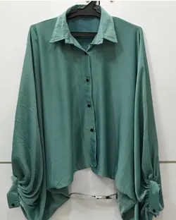 شومیز آستین فیلی جلو دکمه