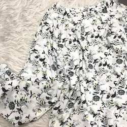 شومیز آستین واشری طرح باغ بهشتی