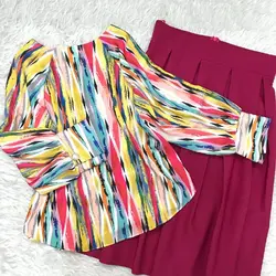 کیمونو طرح رنگین کمان