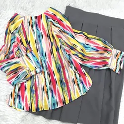 کیمونو طرح رنگین کمان