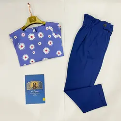 کیمونو طرح گل بابونه