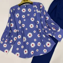 کیمونو طرح گل بابونه