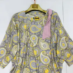 شومیز سرشانه واشری طرح بته جقه