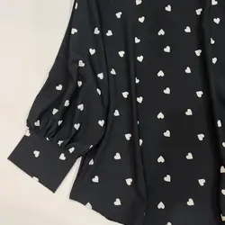 کیمونو طرح قلب ریز سفید