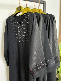 مانتو کفتان پولک دوزی