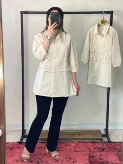 تونیک قلاب بافی