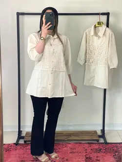 تونیک قلاب بافی