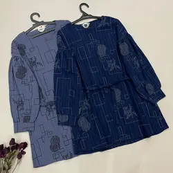 تونیک مانتویی کراش طرحدار