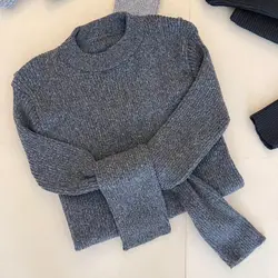 بافت زیر مانتویی یقه گرد