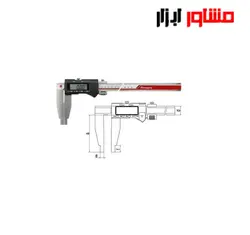 کولیس دیجیتال گوانگلو 80 سانتی متر با فک 20 سانت مدل 2-506-111