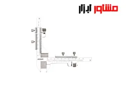 کولیس چرخ دنده ورنیه آکاد مدل 11-001-166