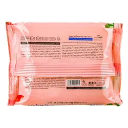 دستمال مرطوب پاک کننده آرایش صورت رز هیپ بیول مناسب پوست مختلط