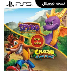 اکانت قانونی بازی Spyro + Crash Remastered Game Bundle برای PS5