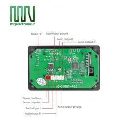 ماژول ام پی تری پلیر بلوتوثی مدل JQ-D116BT