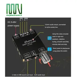 ماژول آمپلی فایر 200 وات XY-C۱۰۰L
