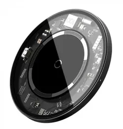 شارژر وایرلس بیسوس Baseus WXJK-E01(کالا پلمپ کمپانی، اصل و اورجینال، ضمانت اصالت و سلامت به همراه گارانتی تعویض)