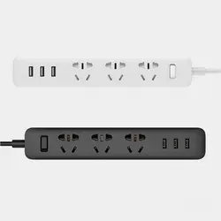 سه راهی برق USB دار شیائومی Xiaomi XMCXB01QM (کالا پلمپ کمپانی، اصل و اورجینال، ضمانت اصالت و سلامت به همراه گارانتی تعویض)