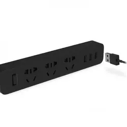 سه راهی برق USB دار شیائومی Xiaomi XMCXB01QM (کالا پلمپ کمپانی، اصل و اورجینال، ضمانت اصالت و سلامت به همراه گارانتی تعویض)
