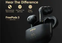 هندزفری بلوتوثی ارایمو Oraimo FreePods 3 Wireless Headphone (کالا پلمپ کمپانی، اصل و اورجینال، ضمانت اصالت و سلامت به همراه گارانتی تعویض)