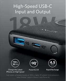 شارژر همراه انکر مدل A1617H11 ظرفیت 10000 میلی آمپر ساعت