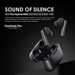 هندزفری بلوتوث ارایمو Oraimo FreePods Pro (کالا پلمپ کمپانی، اصل و اورجینال، ضمانت اصالت و سلامت به همراه گارانتی تعویض)