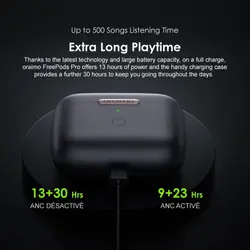هندزفری بلوتوث ارایمو Oraimo FreePods Pro (کالا پلمپ کمپانی، اصل و اورجینال، ضمانت اصالت و سلامت به همراه گارانتی تعویض)
