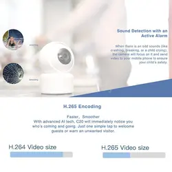دوربین نظارتی هوشمند شیائومی Xiaomi IMILAB C20 Home Security Camera CMSXJ36A نسخه گلوبال (کالا پلمپ کمپانی، اصل و اورجینال، ضمانت اصالت و سلامت به همراه گارانتی تعویض)