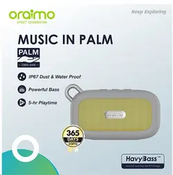 اسپیکر بلوتوثی اورایمو مدل  Oraimo OBS-04S (کالا پلمپ کمپانی، اصل و اورجینال، ضمانت اصالت و سلامت به همراه گارانتی تعویض)