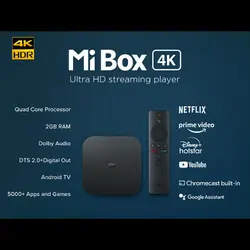 تی وی باکس شیائومی مدل Mi TV Box 4K