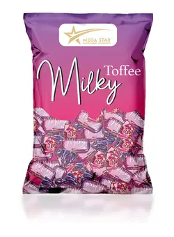 مگااستار تافی شیری 1 کیلویی