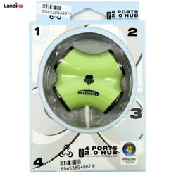 هاب USB 2.0 چهارپورت PLATINUM - نکیسا کامپیوتر