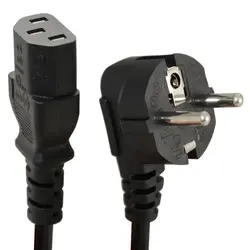 کابل برق سه پین منبع تغذیه کامپیوتر طول 1.5 متر - نکیسا کامپیوتر