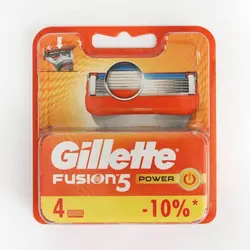 یدک تیغ ژیلت فیوژن پاور بسته 4 عددی