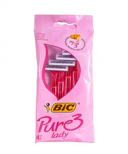 خودتراش زنانه بیک مدل Pure 3 lady بسته 4 عددی
