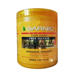 ماسک مو کراتینه گارنیک مدل Damage Eraser حجم 800 میلی لیتر