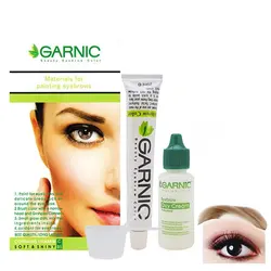 کیت رنگ ابرو گیاهی گارنیک کاراملی کد GCA8