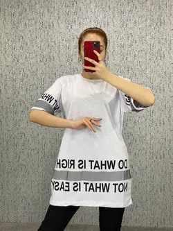 تیشرت لانگ زنانه کد۶۲۰۶