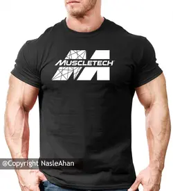 تیشرت مشکی مدل MuscleTech