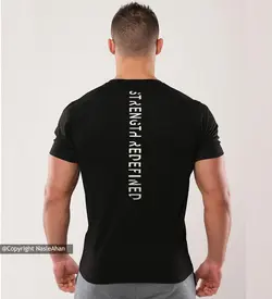 تیشرت مشکی مدل MuscleTech