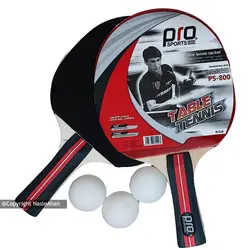راکت پینگ پونگ مدل PROSPORTS بسته دو عددی