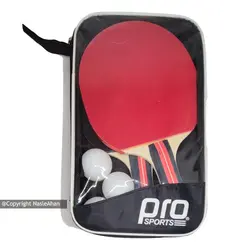 راکت پینگ پونگ مدل PROSPORTS بسته دو عددی