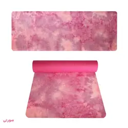 مت تمرین یوگا و پیلاتس TPE رویه مخمل Suede