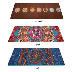 مت تمرین یوگا و پیلاتس TPE رویه مخمل Suede