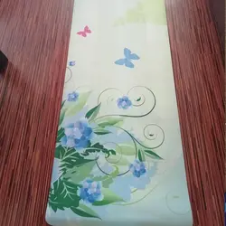 مت تمرین یوگا و پیلاتس TPE رویه مخمل Suede