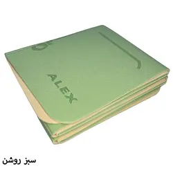 مت تمرین یوگا و پیلاتس TPE الکس مدل تاشو ضخامت 6 میلی متر