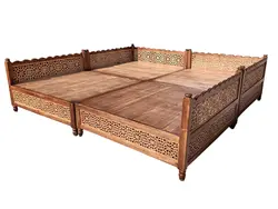 تخت سنتی بزرگ کد nasr01s9 سایز 3 در 3 متر