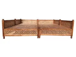 تخت سنتی بزرگ کد nasr01s9 سایز 3 در 3 متر