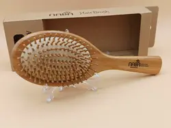 برس چوبی بامبو برندNABA مدل تخت بیضی پینز ماژور(سرگرد)